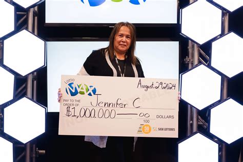 Battleford woman wins $1 million on Lotto Max August .
